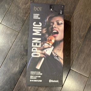 New Open Mic Bluetooth Speaker and Karaoke Microphone